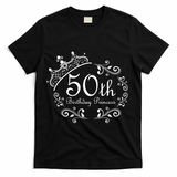 50th Birthday Princess T-Shirt - Black