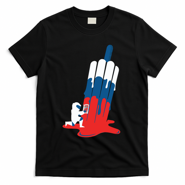 Popsicle Cool Melting POP T-Shirt - Black