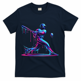 Baseball Player Drip For N Ice Cream T-Shirt - Navy