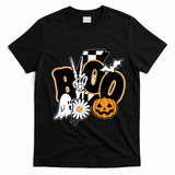Boo Spooky Halloween Cute T-Shirt - Black