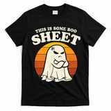 Boo Sheet Shirt This Is Some Boo Sheet Ghost Funny Retro Halloween T-Shirt - Black