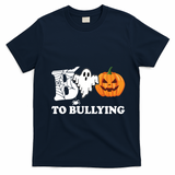 Boo To Bullying Ghost Anti Bully Unity Day T-Shirt - Navy Blue