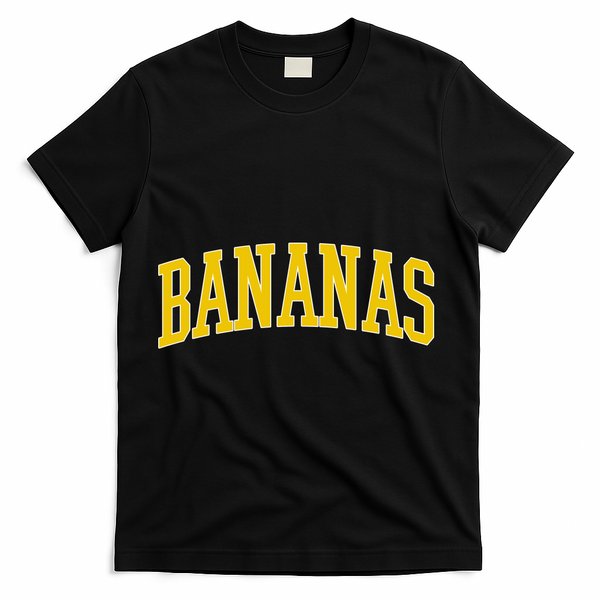 BANANAS Throwback Design Classic Logo T-Shirt - Black