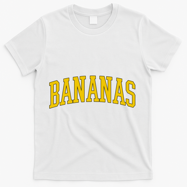 BANANAS Throwback Design Classic Logo T-Shirt - White