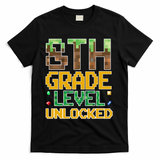 Back To School 8th Grade Gamer T-Shirt - Black