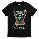 Back To School Raccoon T-Shirt - Black