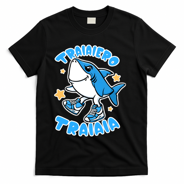 Brainrot Tralalero Tralala T-Shirt - Black
