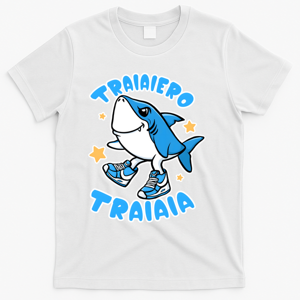 Brainrot Tralalero Tralala T-Shirt - White