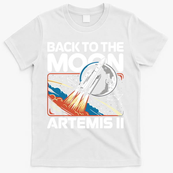 Back To The Moon Artemis 2 T-Shirt - White