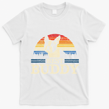 Boston Terrier Vintage Best Buddy Funny Dog Lover Gift T-Shirt - White