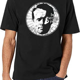 Be Seeing You Ii Black T-Shirt - White