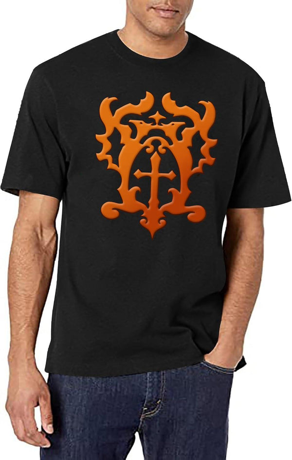 Belmont Family Crest Black T-Shirt - White