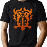 Belmont Family Crest Black T-Shirt - Green
