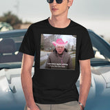 Bernie Chappell Roan Hot to Go Meme Black T-Shirt - Navy