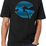 Best-GZA-Logo Black T-Shirt - White