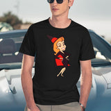 Bewitched Samantha Black T-Shirt - Navy