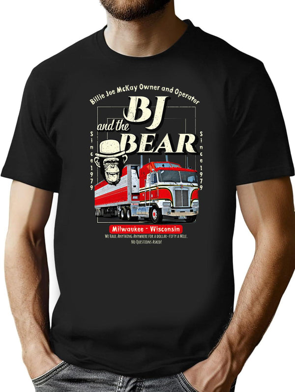 Bj And The Bear Trucking Company Black T-Shirt - Black
