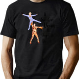 Blades Of Glory Quote Black T-Shirt - Green