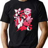 Blitzo x Stolas Helluva Boss Essential Black T-Shirt - Green
