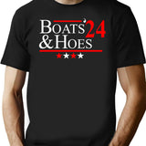 Boats And Hoes 2024 Black T-Shirt - Black
