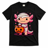 Cute Axolotl Halloween Costume T-Shirt - Black