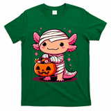 Cute Axolotl Halloween Costume T-Shirt - Green