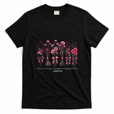 Christian Breast Cancer Awareness Quote T-Shirt - Black