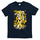 Childhood Cancer Awareness Fight For A Cure T-Shirt - Navy Blue