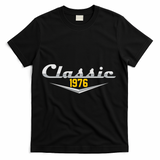 Classic Car Emblem 1976 50th Birthday T-Shirt - Black