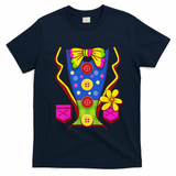 Clown Costume For Funny Funny Halloween Outfit Circus T-Shirt - Navy Blue