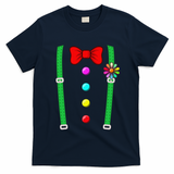 Clown Costume Funny Circus Halloween Costumes T-Shirt - Navy Blue