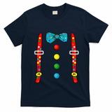 Clown Costume Halloween Funny Circus Clown DIY Costume T-Shirt - Navy Blue