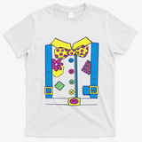Clown Circus Halloween Clown Costume T-Shirt - White