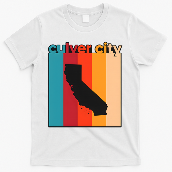 Culver City Retro California T-Shirt - White