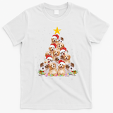 Cavachon Christmas Tree Funny Dog Lover Gifts Xmas Pajamas T-Shirt - White