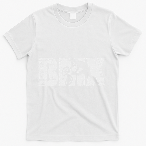 Cool Distressed Bmx For Bmx Riders T-Shirt - White