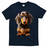 Cute Dachshund Dog Lover Animal Pet Trainer Best Gift T-Shirt - Navy Blue