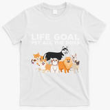 Cute Dog Design For Women Pet Animal Dog Owner T-Shirt - White