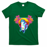 Cheems Dog Funny Shiba Inu Dank Meme 80s Retro Vaporwave T-Shirt - Irish Green