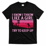 Cool Disc Golf Design For Women Disc Golf Player T-Shirt - Black