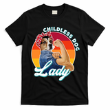 Childless Dog Lady Kamala Harris Funny T-Shirt - Black