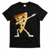 Cool Dabbing Pizza Funny Italian Pie Hip Hop Dancer Gift T-Shirt - Black