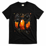 Cute Fall Autumn Halloween Pumpkin T-Shirt - Black