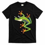 Cool Fun Cartoon Frog Sunglasses Summer Beach T-Shirt - Black