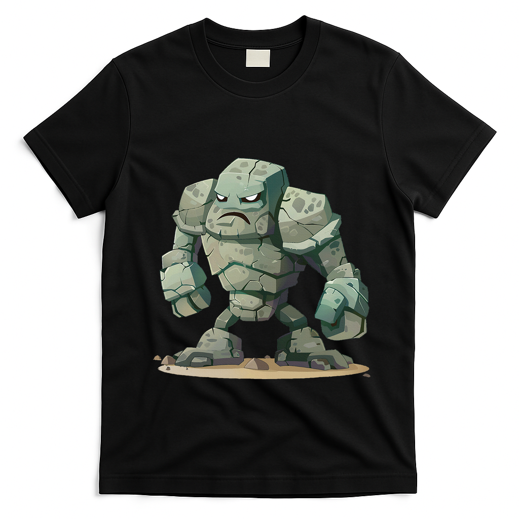 Cool Golem Costume T-Shirt - Black