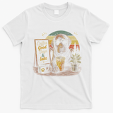 Coffee Good Days And Labs Dog Lover Cute Funny T-Shirt - White