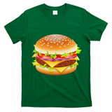 Cheeseburger Hamburger Burger Funny Food Halloween Costume T-Shirt - Irish Green