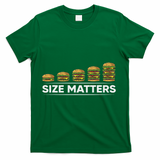 Cool Hamburger Gift For Women Funny Fast Food Size T-Shirt - Green