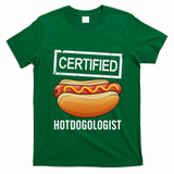 Cool Hotdog Outfit Adult Hotdog Hot Dog Lover T-Shirt - Irish Green