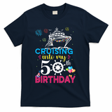 Cruising Into My 50th Birthday Cruise Party T-Shirt - Navy